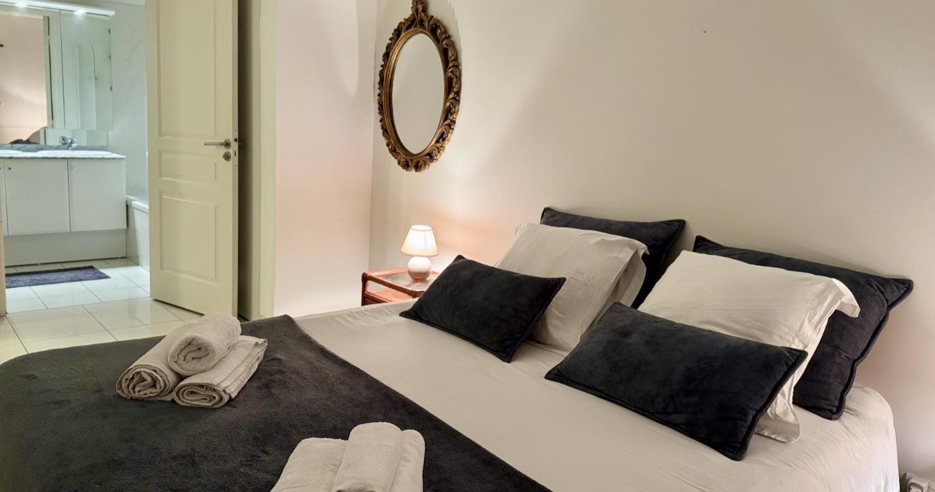 קאן Spacious Luxury Apt, 12 Min Walk To Croisette Beach And Conf Centre מראה חיצוני תמונה